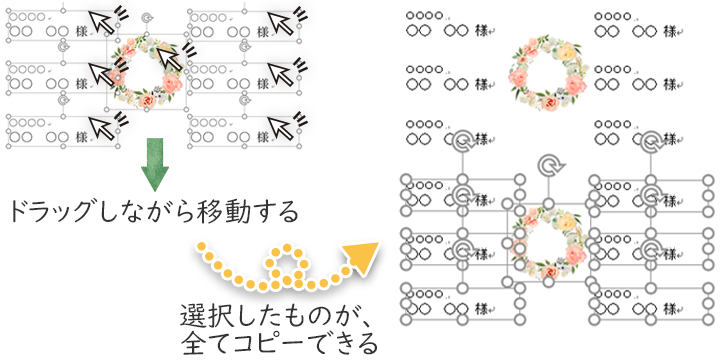 席次表のテーブルを増やす方法